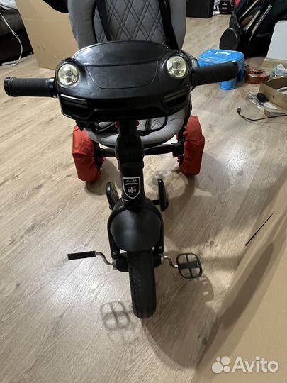 Детский велосипед коляска с ручкой