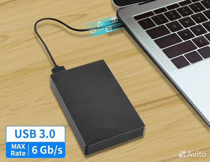 Внешний HDD USB 3.2 диск Segate 500GB/1TB (Новый)