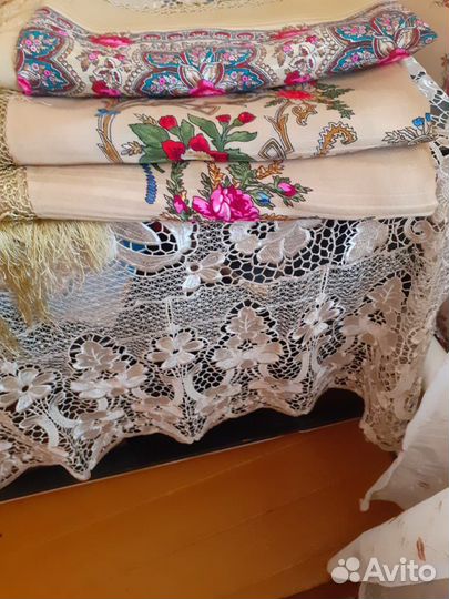 Платок шаль шерсть