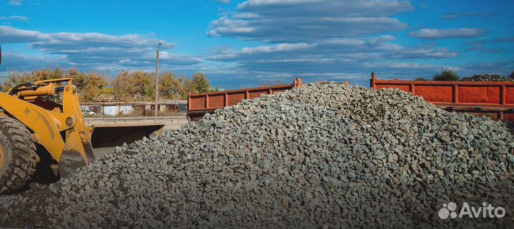 Щебень средний