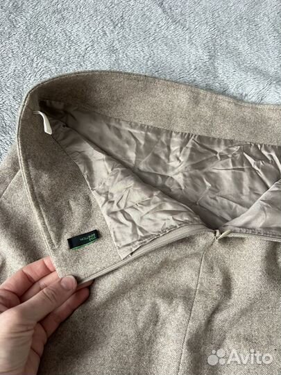 Юбка шерсть Benetton 44