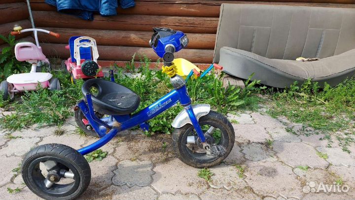 Велосипед коляска с ручкой