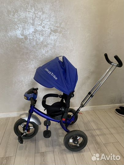 Детский велосипед с родительской ручкой