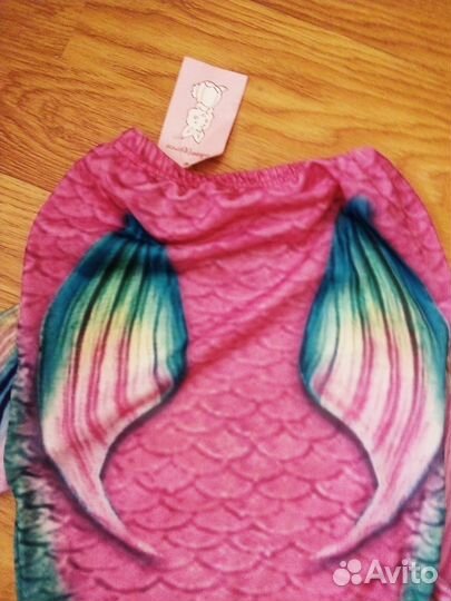 Купальник для девочки 128 134 хвост русалки ободок