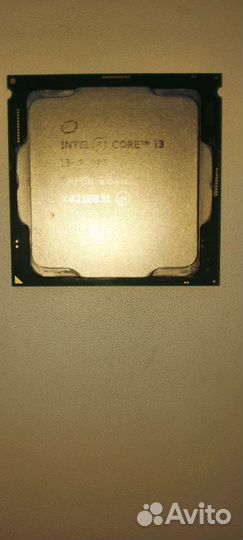 Процессор intel core i3 9100F