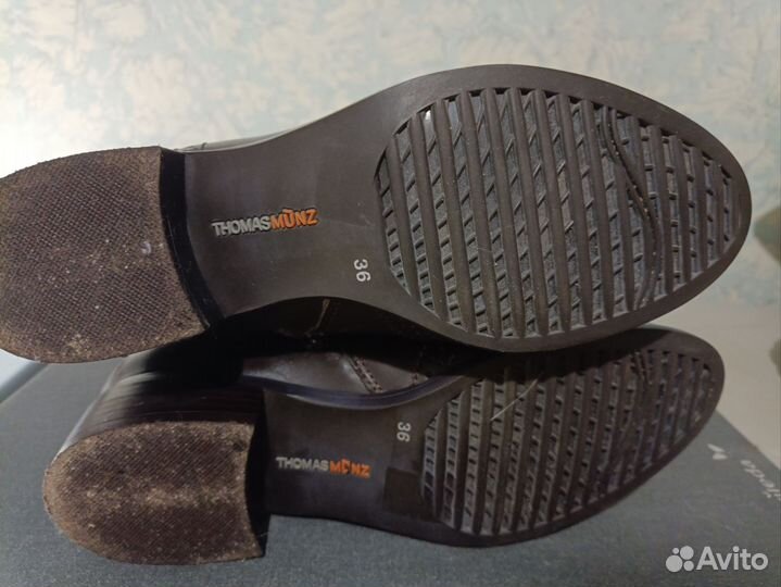 Сапоги женские натуральная кожа 36