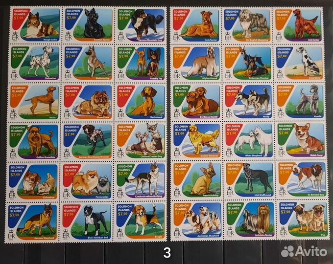 Коллекция редких марок Фауна 5 (чистые )