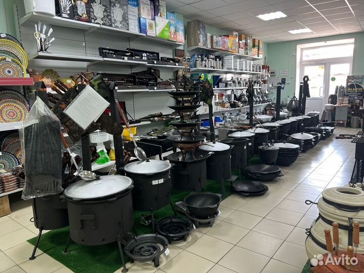 Казан 6 л + печь без трубы + шумовка