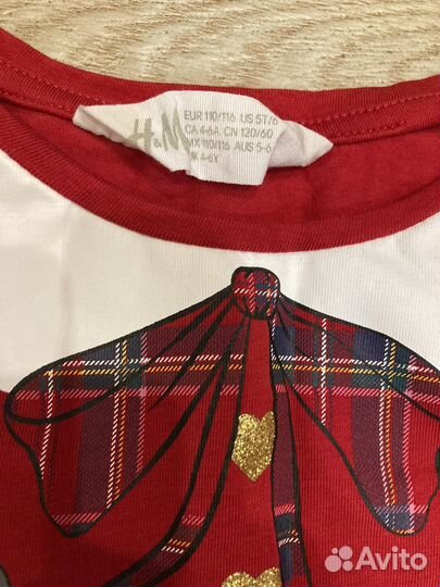 Лонснлив для девочки HM размер 110-116