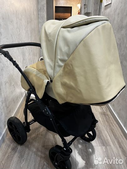 Коляска 2 в 1 Peppy Sandra эко кожа