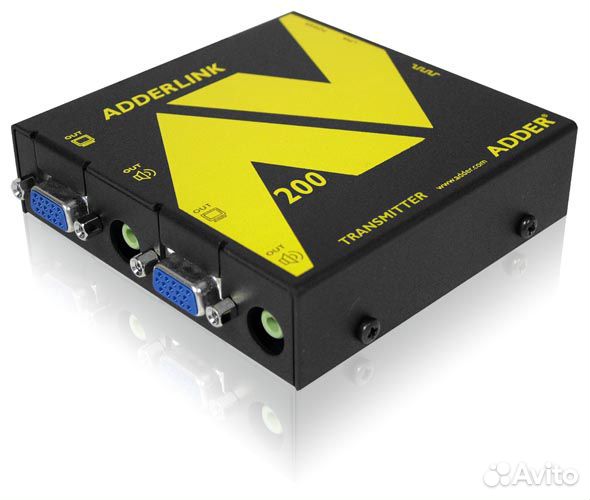 Adderlink 200t и 100r удлинитель VGA+3,5 100 м
