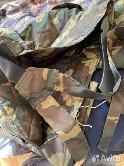 Утепленная военная куртка и брюки, 52 размер