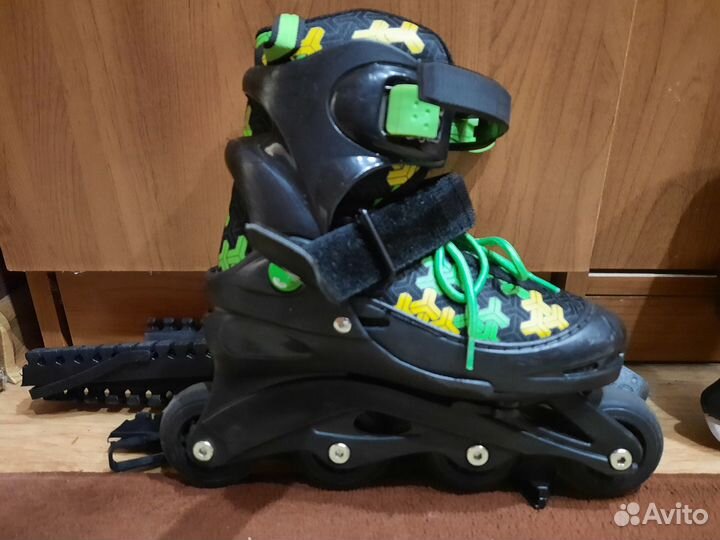 Роликовые коньки детские раздвижные