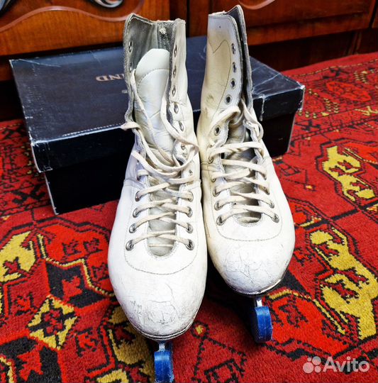 Коньки фигурные СССР 60-70е размер 36 натур. кожа