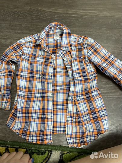 Рубашки на мальчика carters 2-4 года