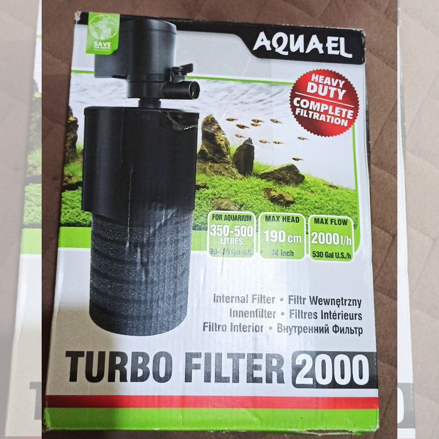 Фильтр для аквариума aquael turbo filter 2000