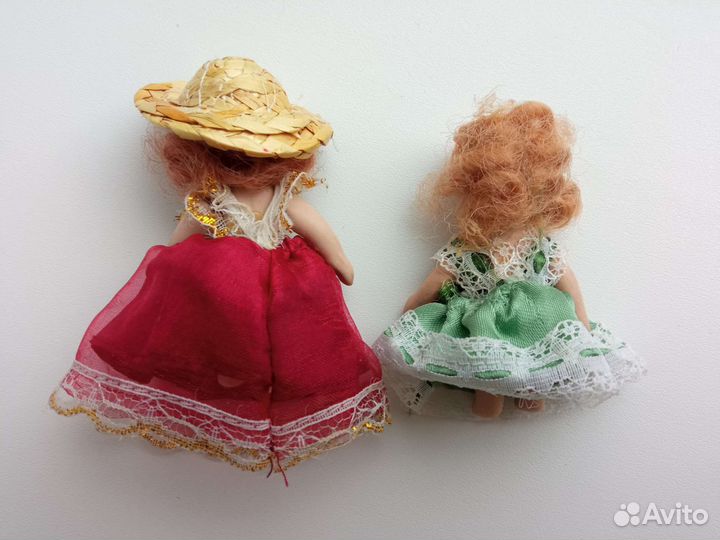 Маленькая фарфоровая кукла, 2 шт
