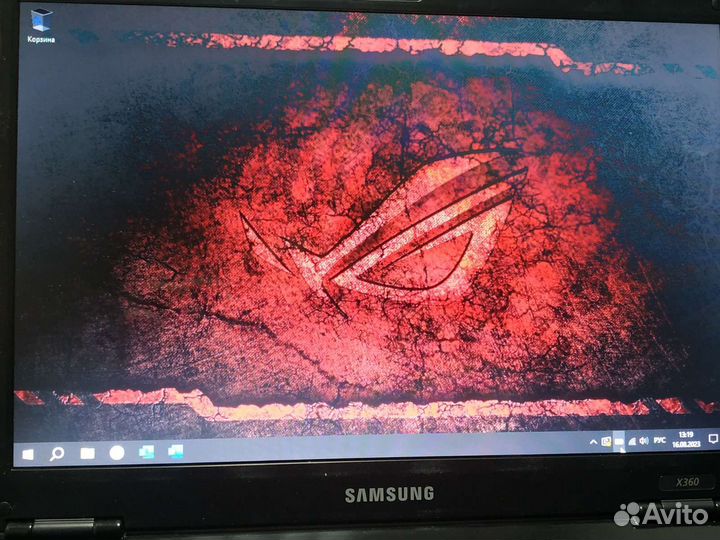 Тонкий ноутбук Samsung (2 ядра)