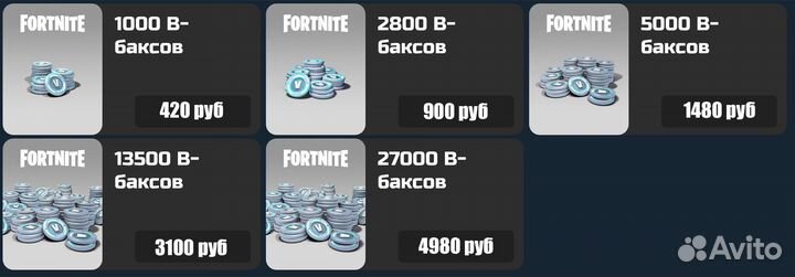 Магазин fortnite