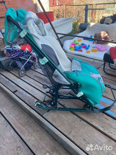 Детские зимние санки