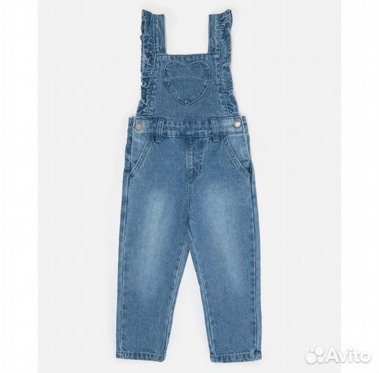 Джинсовый комбинезон для девочки 86