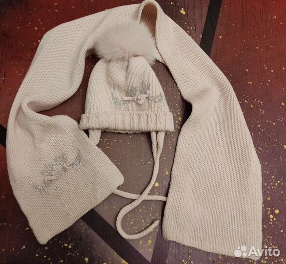 Комплект шапка и шарф catya