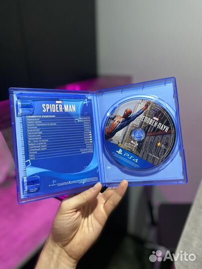 Диски на ps4 Человек паук