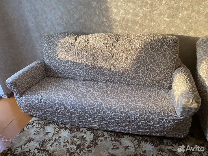 Диван и 2 кресла