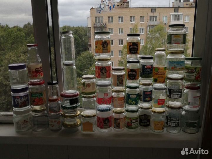 Банки стеклянные маленькие Обмен