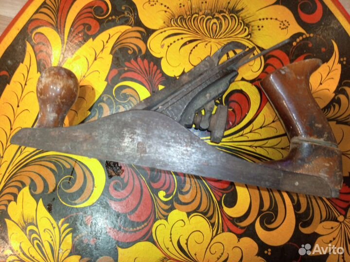 Рубанок ручной старинный СССР,завод Воскова