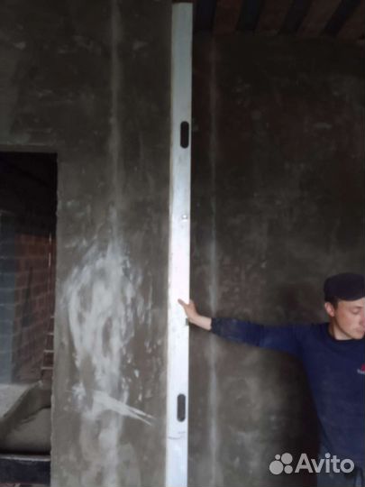 Штукатурка стен по маякам ручная