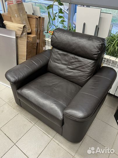 Кресло натуральная кожа