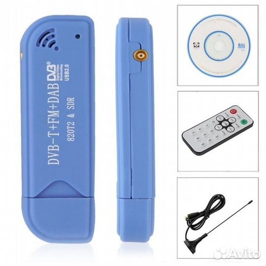 SDR-приёмник RTL2832U + R820T2