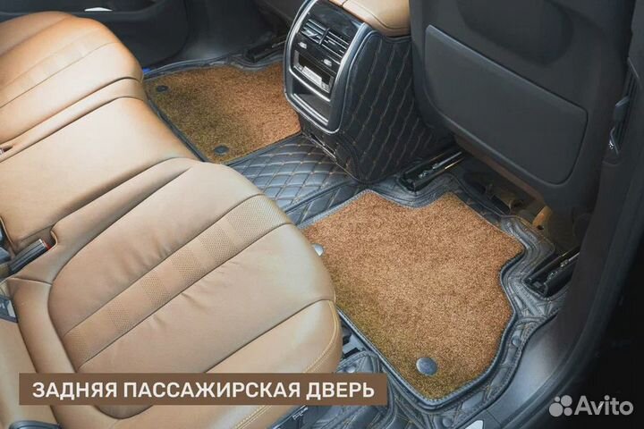 3d коврики из экокожи. С Бортами. Шьём сами