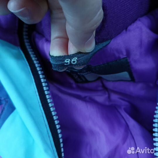 Комбез зимний для девочки, р. 98 + шапка и шарф