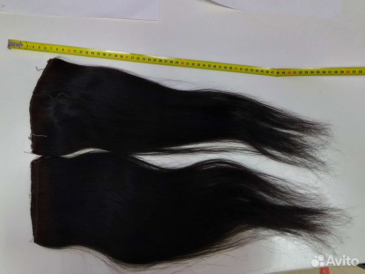 Натуральные волосы на трессах