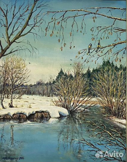 Картина маслом пейзаж на заказ