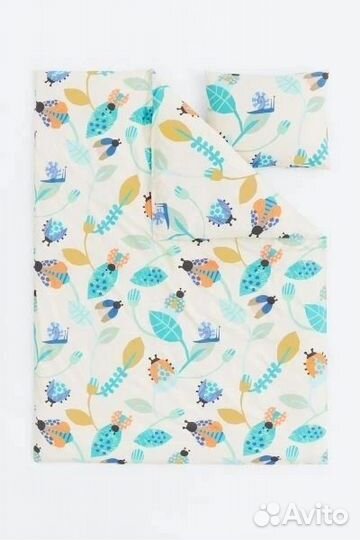Постельное бельё детское hm/наволочка/пододеяльник
