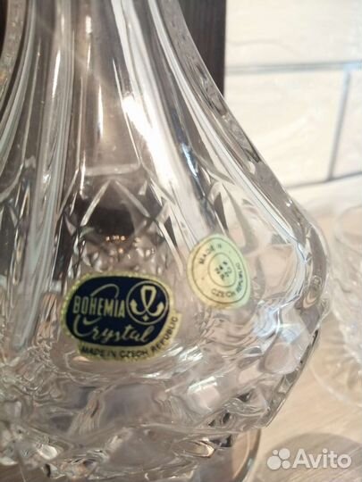 Хрустальный набор для коньяка 