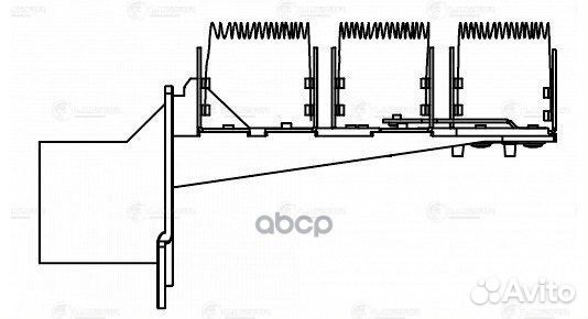 Резистор электровентилятора отопителя lfr2704