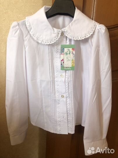 Блузки на девочку рост 128