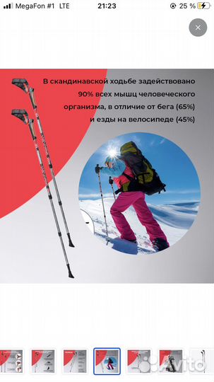 Скандинавские палки