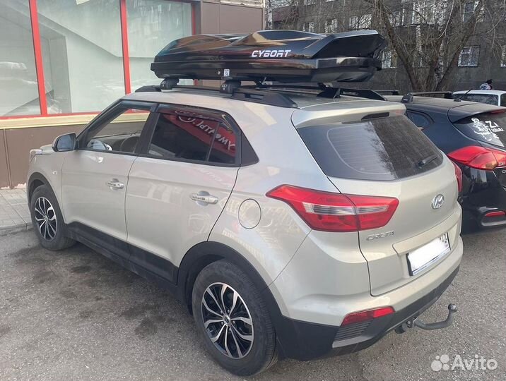 Автобокс cybort F1, 206*80*33, 410л черный глянец