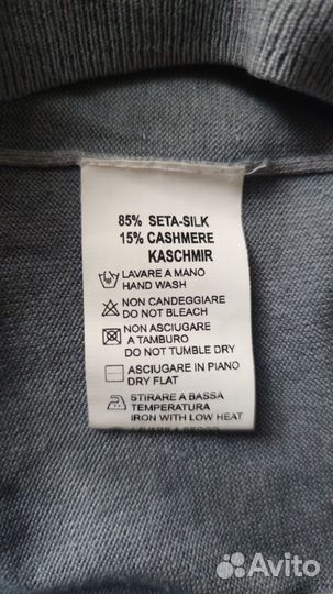 Heritage (Италия) джемпер поло шёлк кашемир 50р