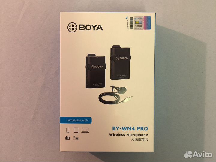 Беспроводной петличный микрофон Boya BY-WM4 PRO