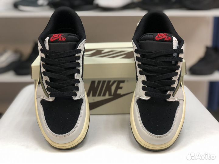 Кроссовки Nike Air Jordan Travis Scott olive