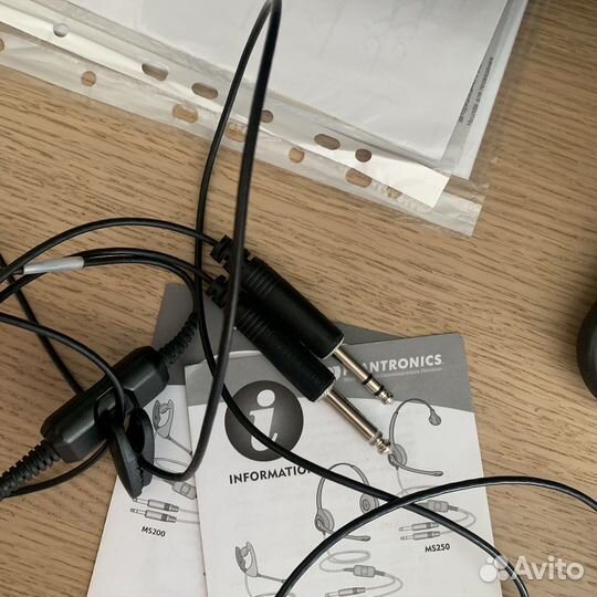 Авиационная гарнитура Boeing Plantronics MS200