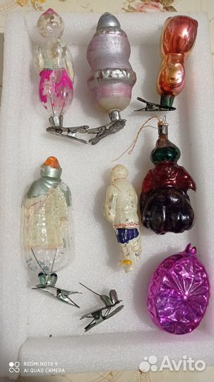 Елочные игрушки СССР в реставрацию