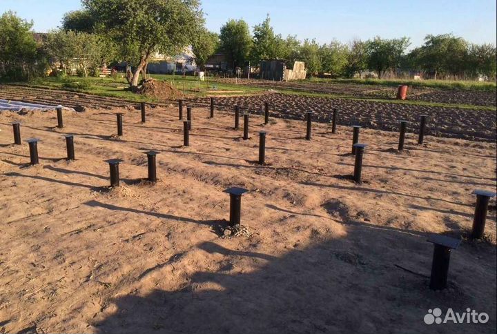 Винтовые сваи с монтажом под ключ