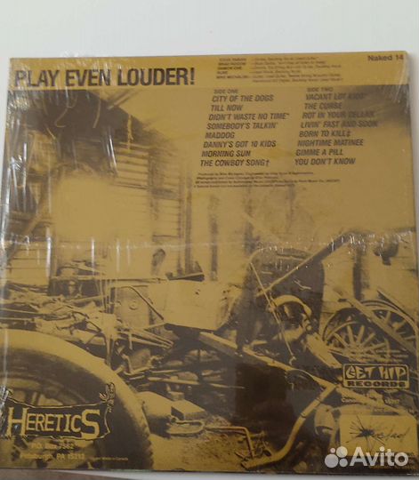 Пластинка Heretics. Play even louder